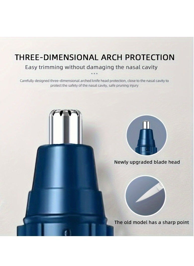Ear and Nose Hair Trimmer for Men - USB Electric Nose Hair Trimmer for Women, Eyebrow Facial Hair Removal Rechargeable Nose Clipper - Image 5